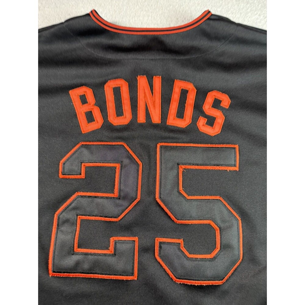 Majestic Barry Bonds #25 San Francisco Giants MLB Baseball Jersey Men's XXL - Picture 3 of 10